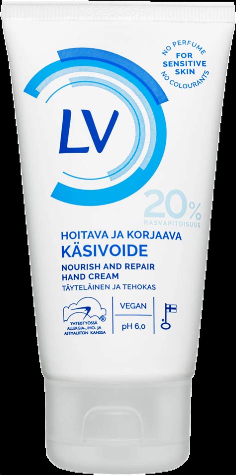 Käsivoide LV 75 ml hoitava ja korjaava .